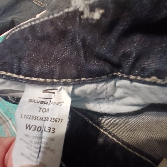 Silver Jeans Toni Denim Jean Shorts Size 30 NWOT - Picture 4 of 5